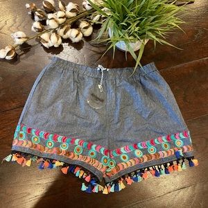 Boutique Embroidered Shorts